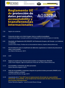 Agenda Foro Reglamento UE accountability 5VI18