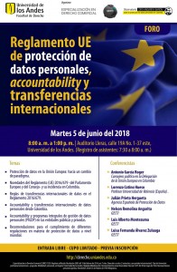 Foro Reglamento UE proteccion de datos 5 de junio de 2018