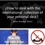 How to deal with the international collection of your personal data?